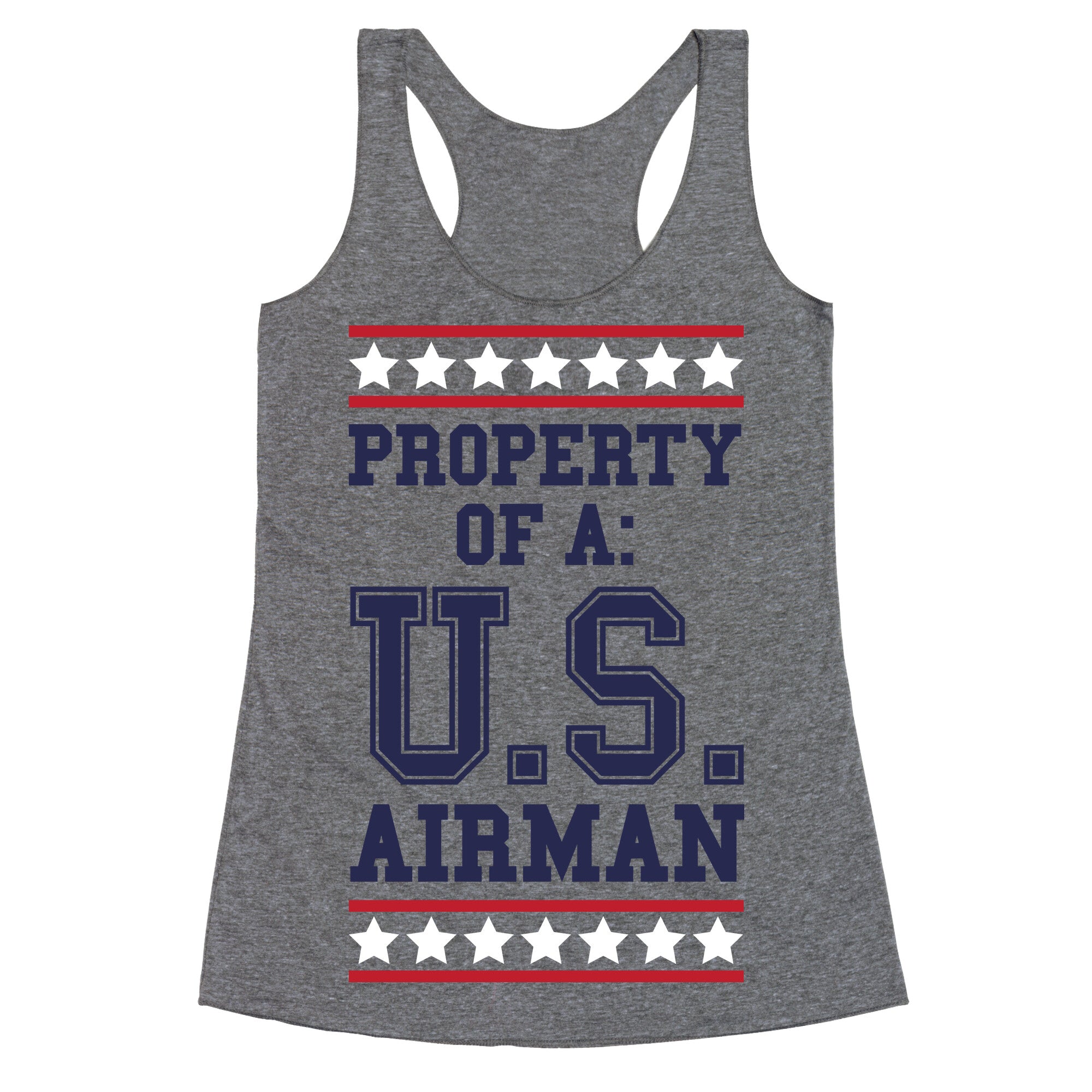 Property Of A U.S. Airman Racerback Tank